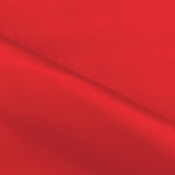 Plain Leatherette RED